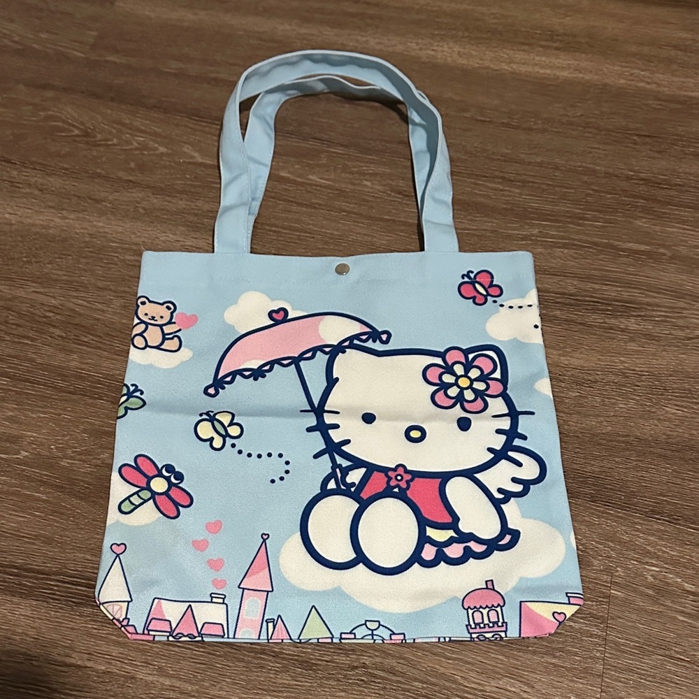 NWOT Hello Kitty Sky Blue Tote Bag